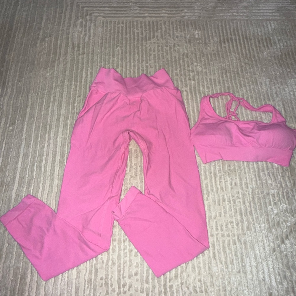 Pink Women's Activewear Set